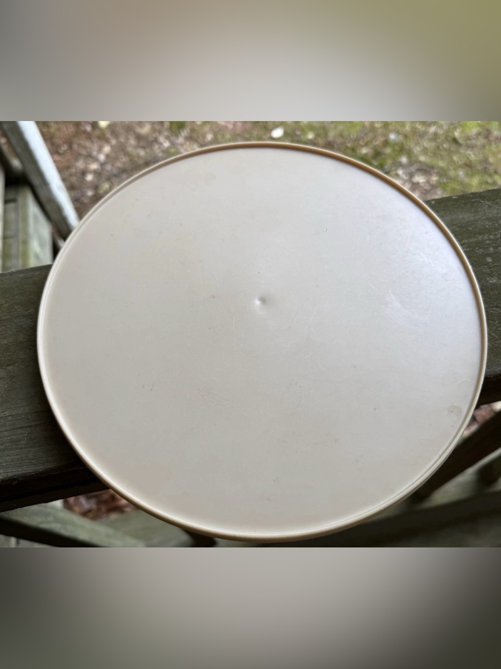 Rubbermaid Lazy Susan 2725 Spice Turntable Spinner Beige Vintage 10 1/2"